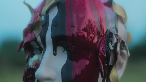 painted mask