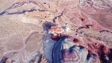 rainbow hills on sunny day in utah