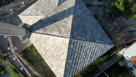 vista aérea de la cúpula de la mezquita