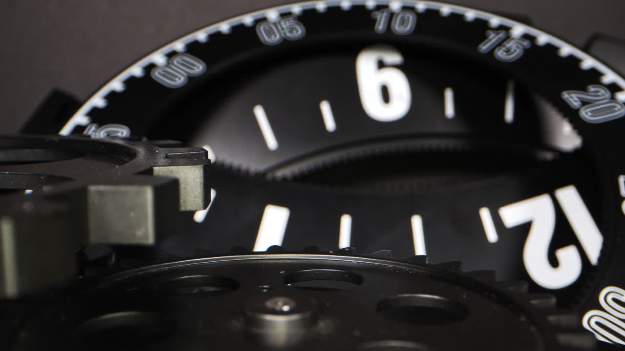 Retro Grunge Industrial Mechanic Clock Gears