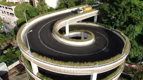 hong kong victoria road island west transit station multilevel approach road