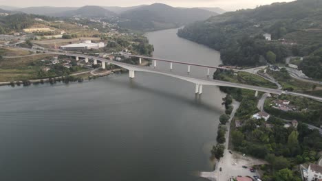 hintze ribeiro bridge at entre-os-rios town in portugal