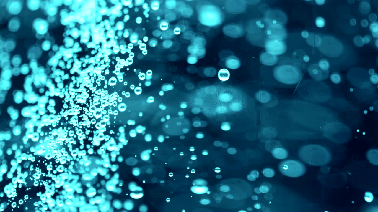 젤 거품이 상승합니다.