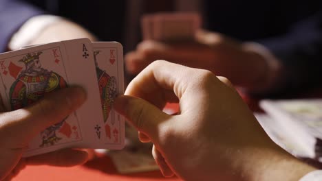 gambling. playing poker at the casino, playing cards.