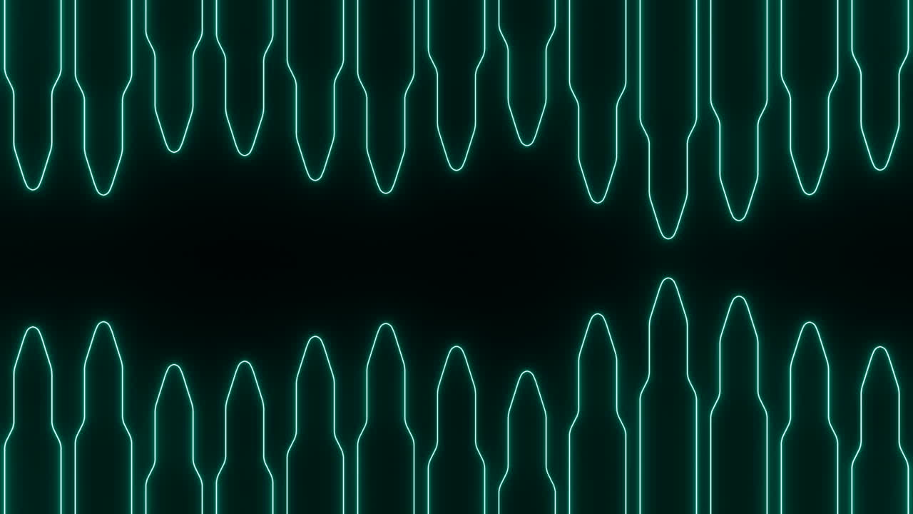 Neon Green Geometric Pattern