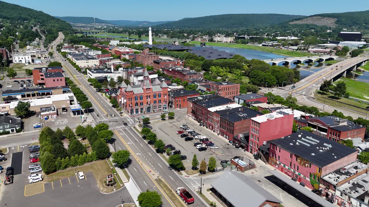 corning new york, aerial drone