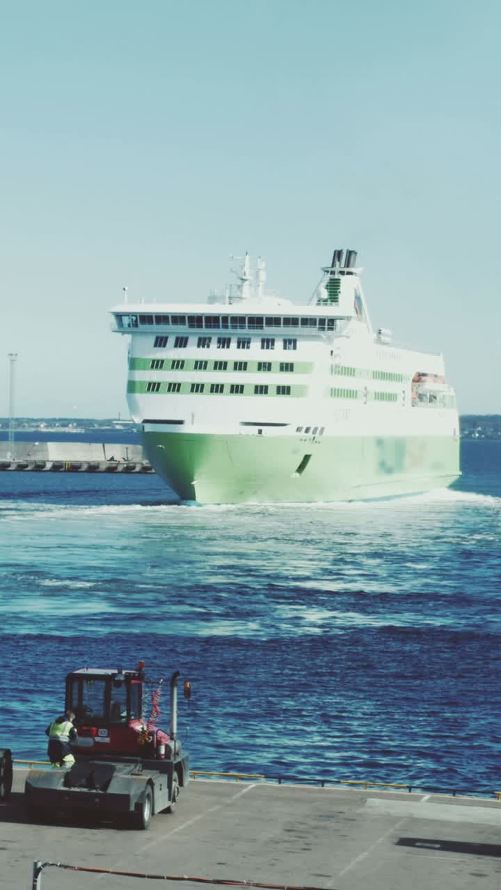 Ferry Approaching the Dock