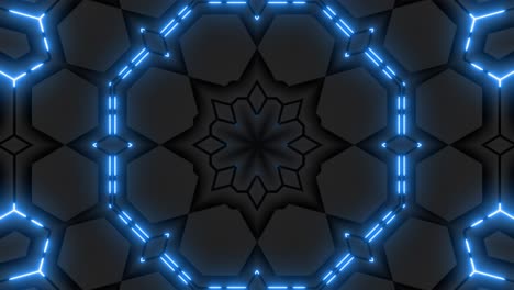 patrón geométrico de neón abstracto