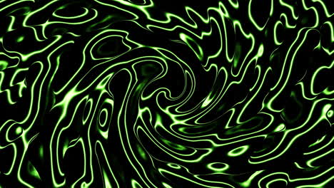 Mesmerizing-swirls-a-dynamic-green-and-black-pattern