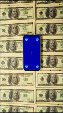 stacks of cash dollars and euro, banknotes counting, specialised police officer counting dollar euro banknotes in crime lab with machine, cashed out money, bitcoin changing, buying home flat in bank.