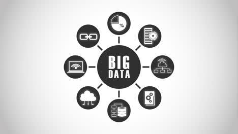 grandes datos y conexiones de red