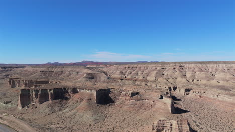 aerial view of rugged patagonian landscape along route 45, argentina. adventure travel