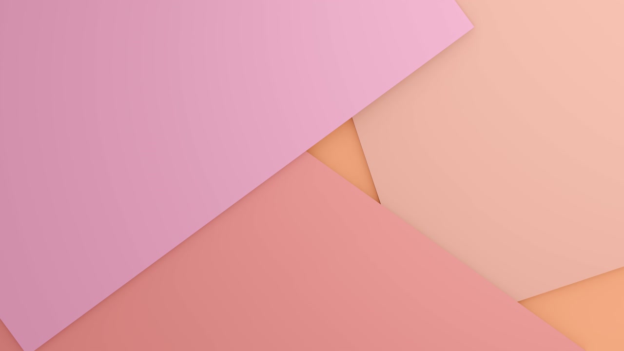 las superficies giratorias de diferentes colores. animación 3d.