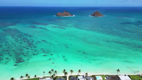 islas mokolua frente a lanikai, oahu, hawái