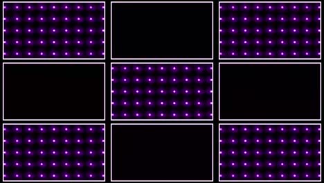 purple led display pattern