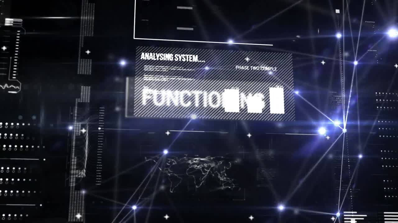 비대칭적인 선을 가진 미래적 인터페이스