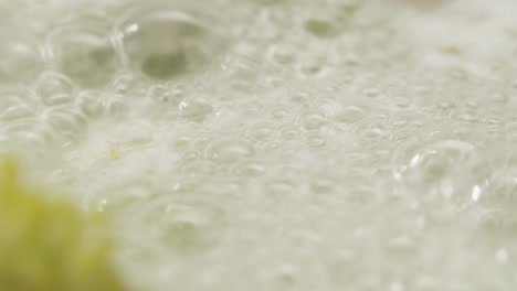 boiling water with vegetables