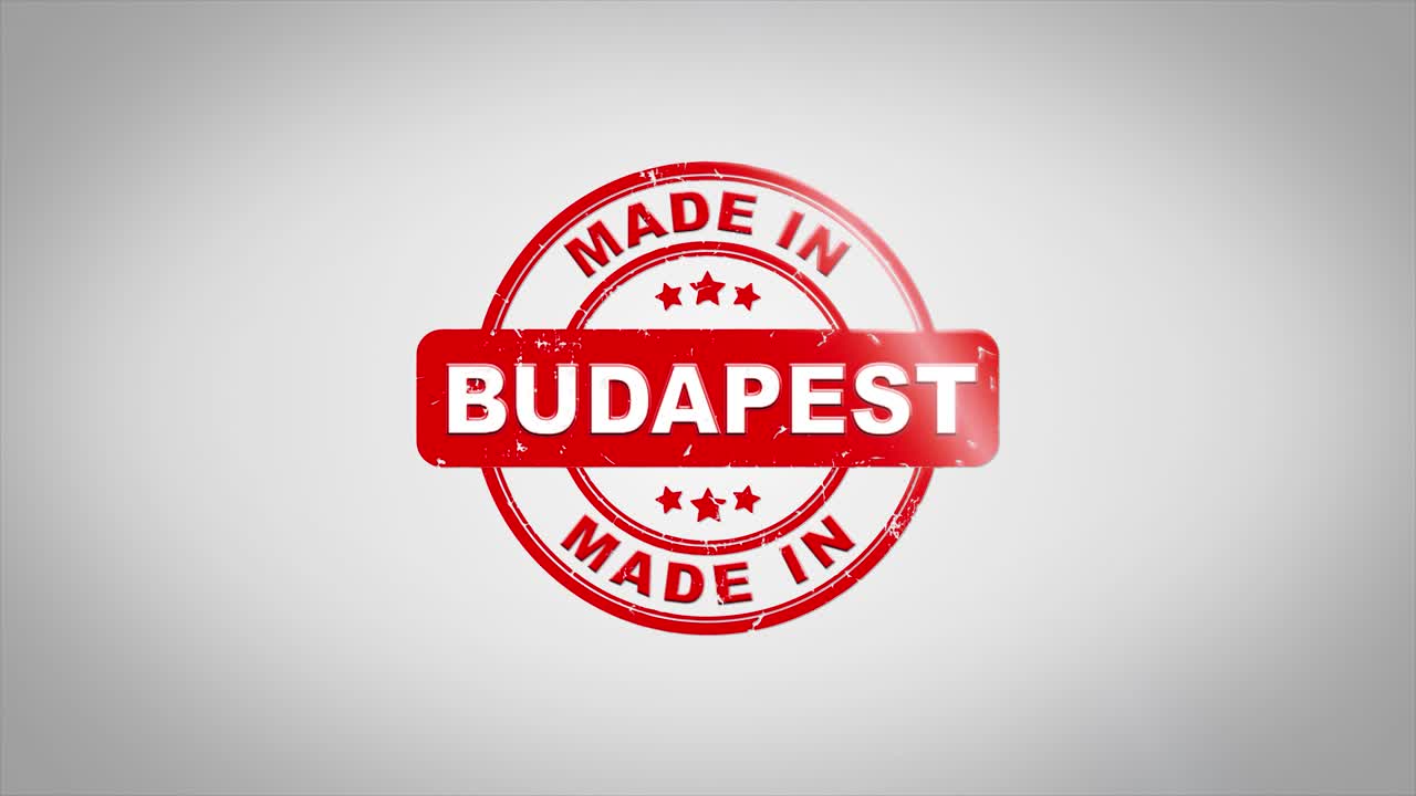 Made in Budapest Stamp