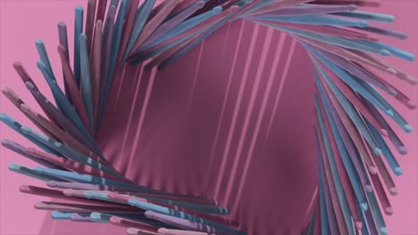diseño de espiral abstractamente colorido
