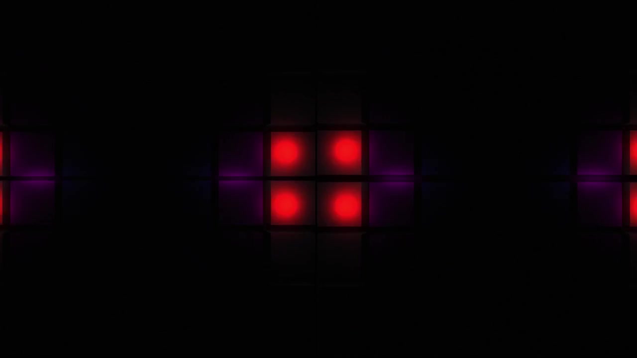 Abstract Colorful LED Light Pattern