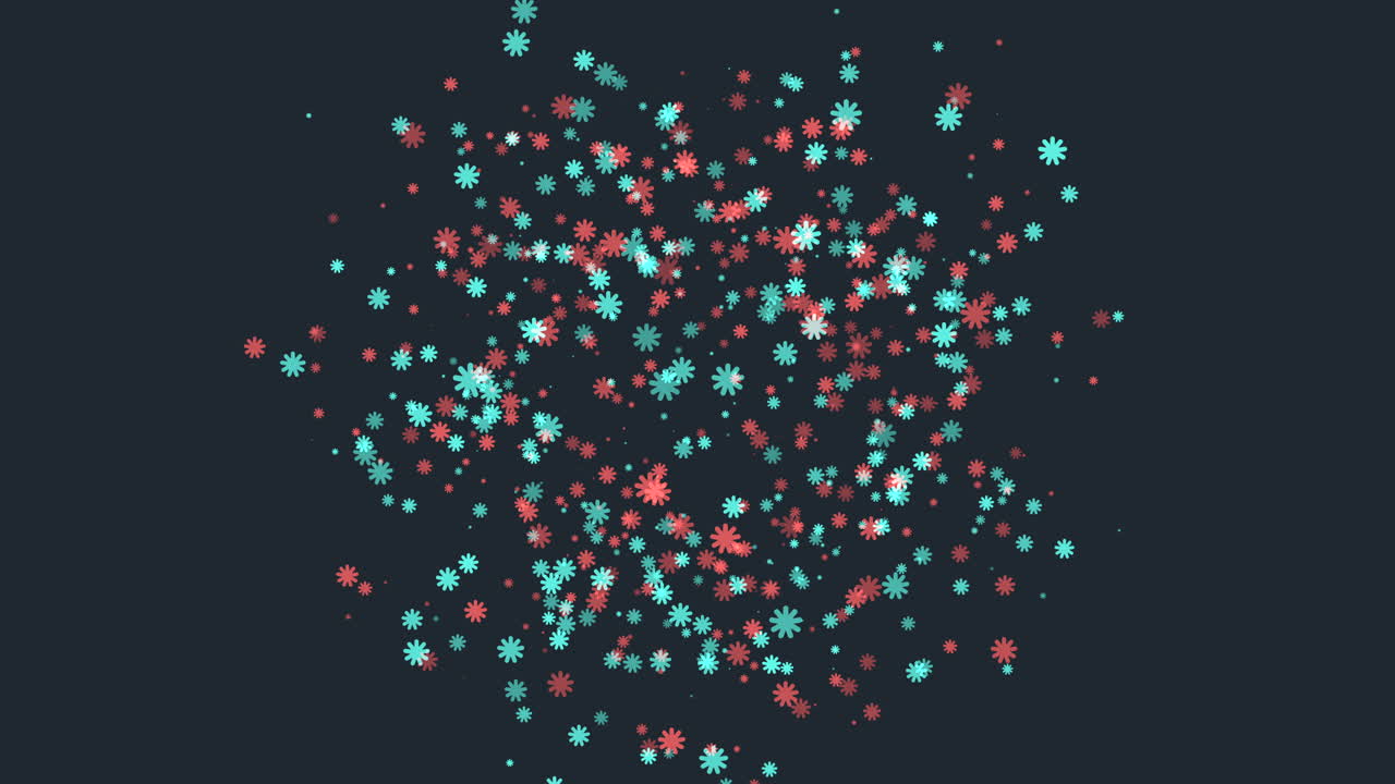 Vibrant burst of purple and green colors creating an explosive display against a dark backdrop, adding a dynamic and captivating element to the scene