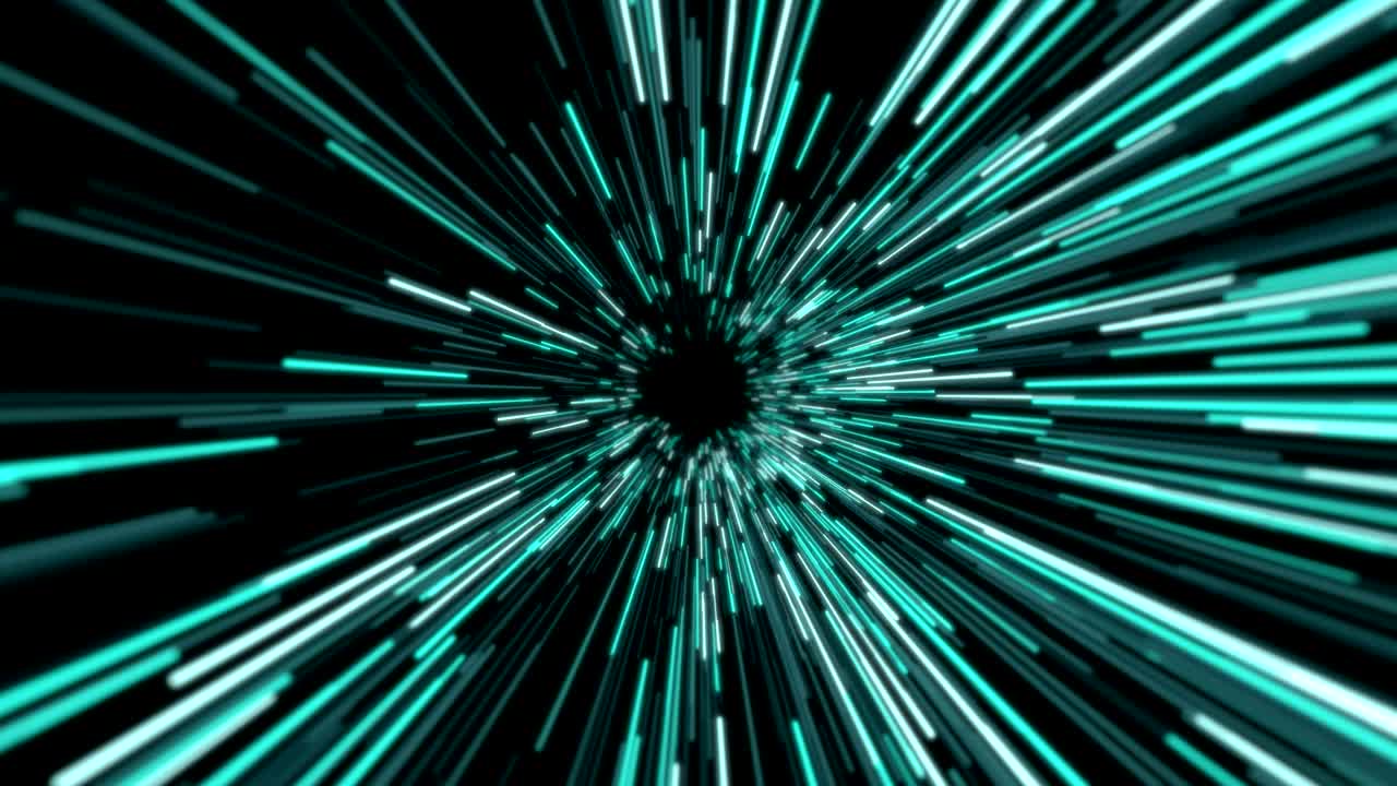 el túnel espacial de curvatura abstracto de 4k.