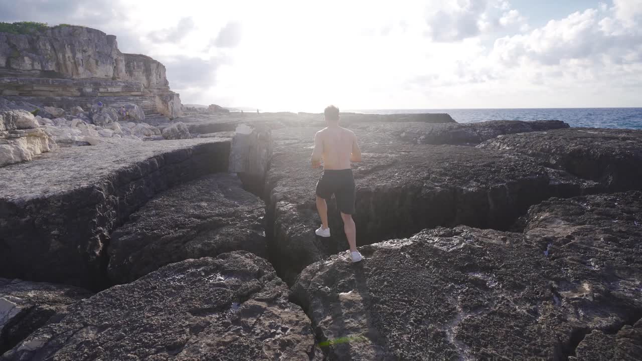 el atleta que corre.