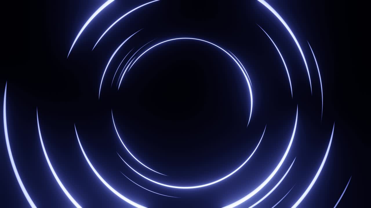파란 원 추상적인 운동 배경 추상적인 미래의 운동 배경 비디오 애니메이션 4k