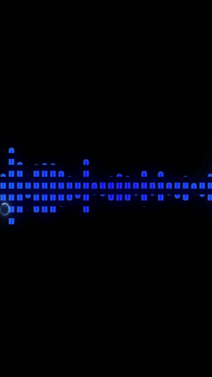 Animation of data processing and circuit board over dark background