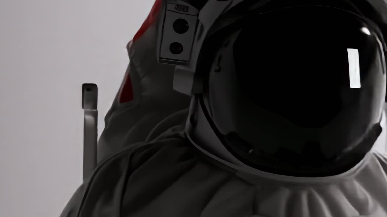 Astronauta em fato espacial.