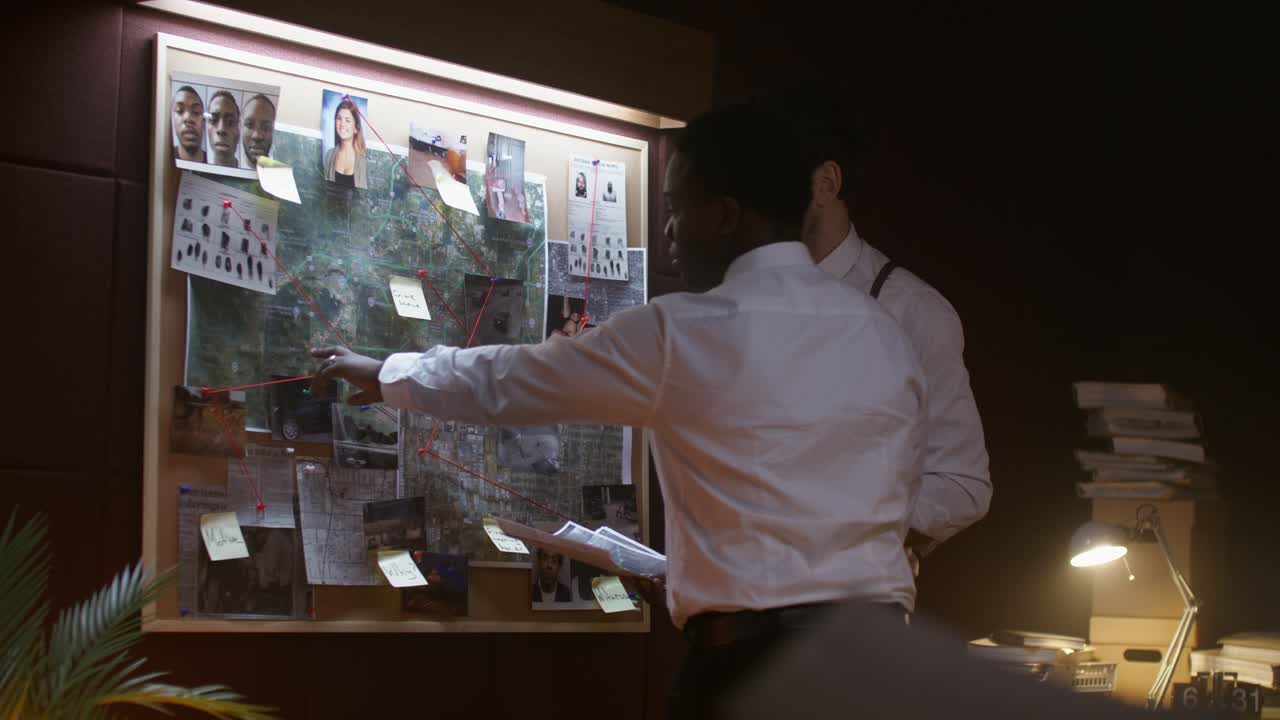 Detectives Reviewing Evidence