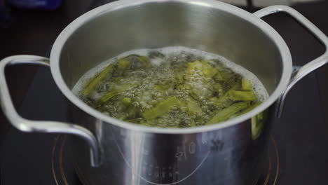Cactus-food-cooking-in-a-pan-of-boiling-water