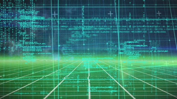 Animation of scopes scanning and data processing over grid