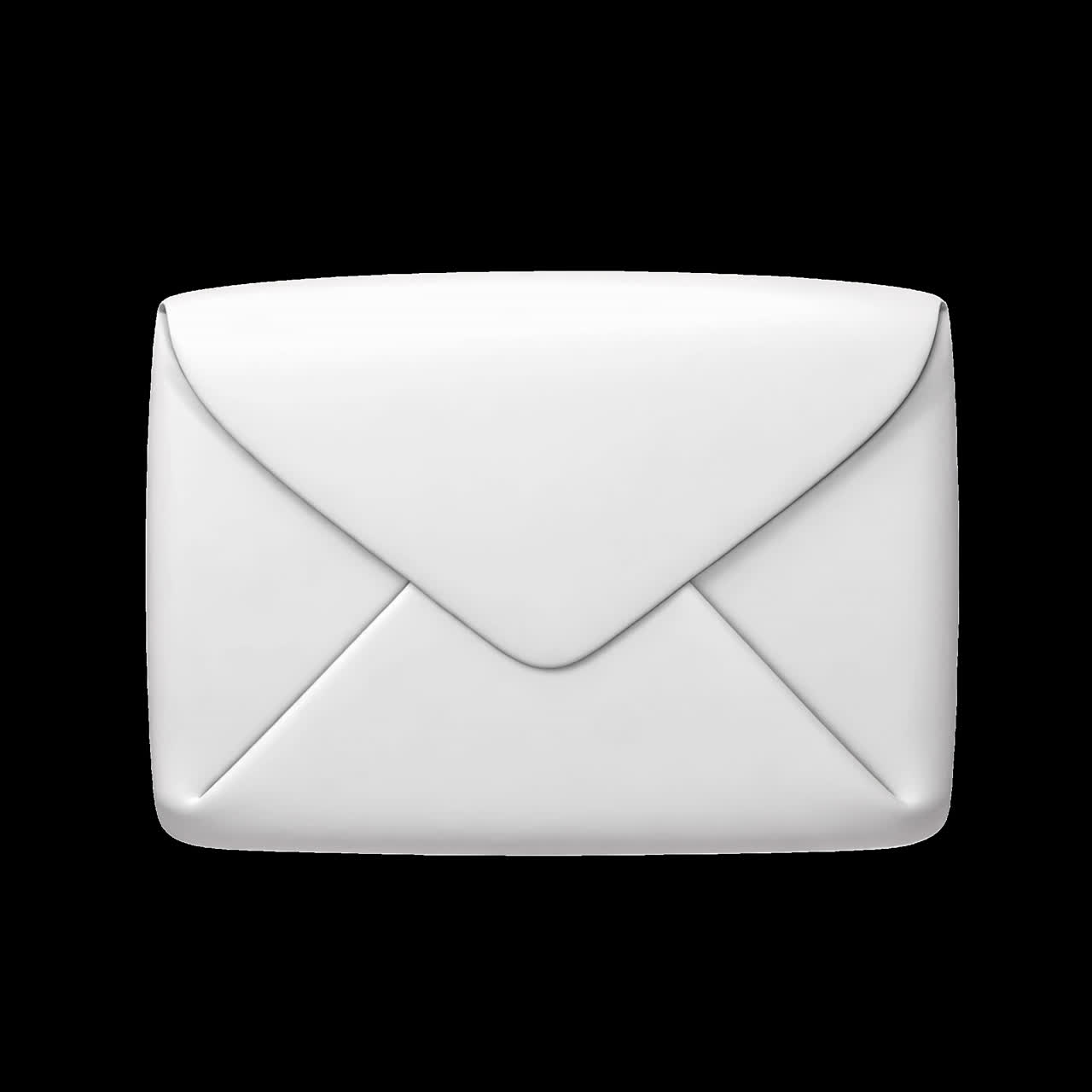 Modern minimalist chrome wall hook animation isolated asset, transparent 4K video, alpha channel