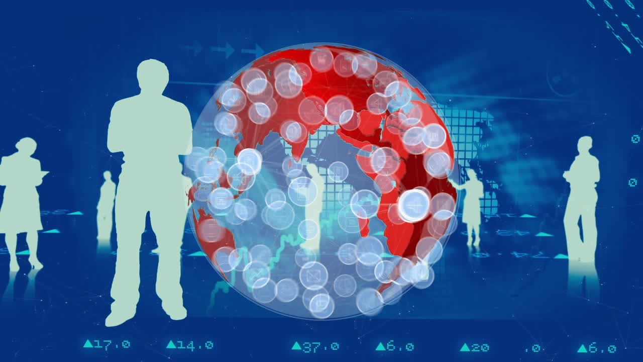 Digital composite of a global technological indusrtry