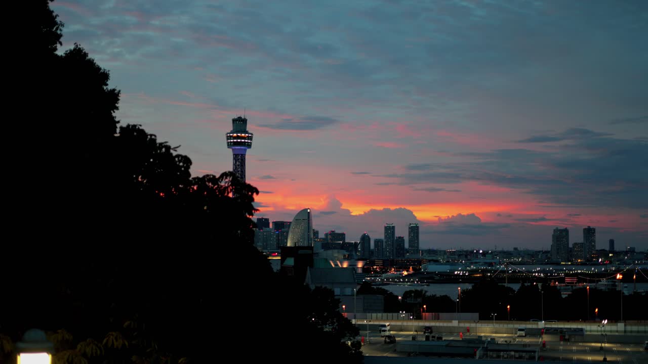요코하마의 아름다운 풍경