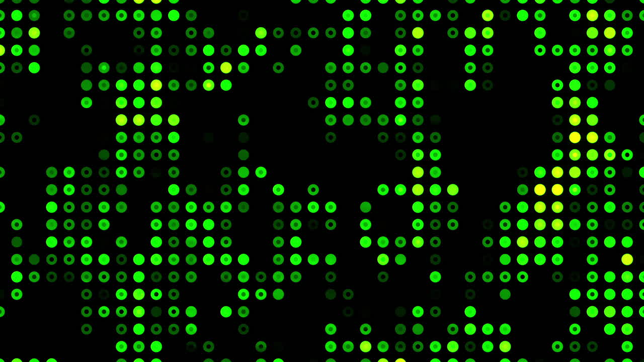 Abstract Green Dot Pattern