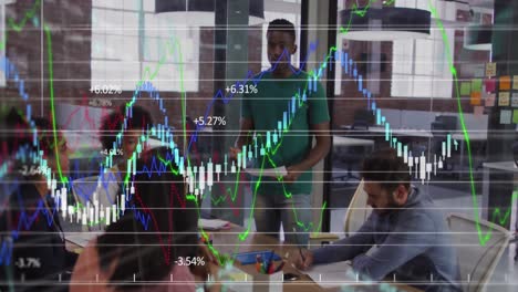 Animación-De-Estadísticas-Y-Procesamiento-De-Datos-Sobre-Gente-De-Negocios.