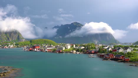 Lofoten-Ist-Ein-Archipel-In-Der-Grafschaft-Nordland,-Norwegen.