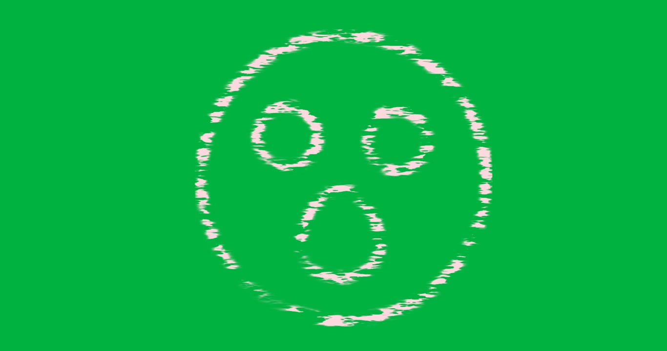 Upon transparent canvas appearing pink square fading shifting resizing, pulsing visualizing design