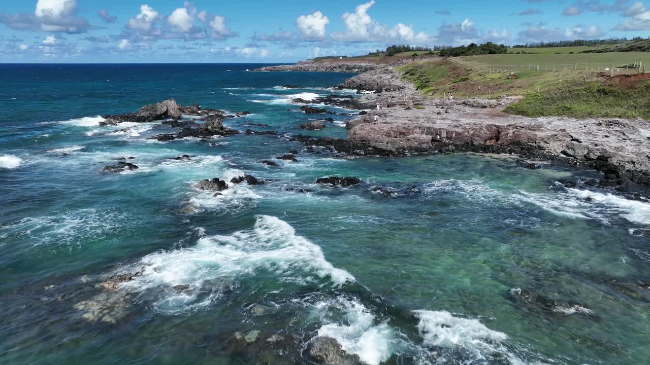 Spiaggia di Ho'okipa sulla costa settentrionale di Maui
