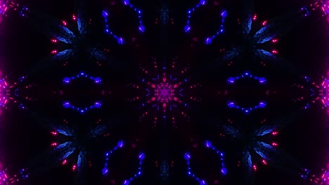 neon kaleidoscope light show