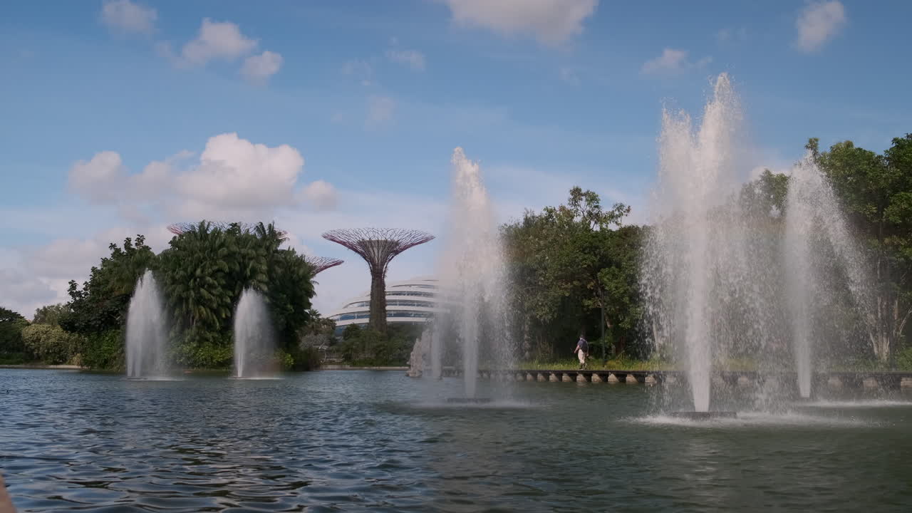 Gardens by the Bay with Fountains