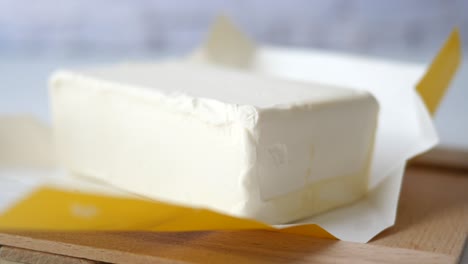 block of butter in packaging