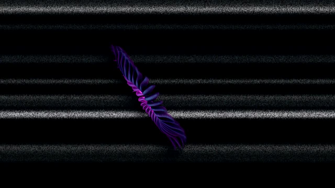 Abstract Background Rotating Segmented Organic Form