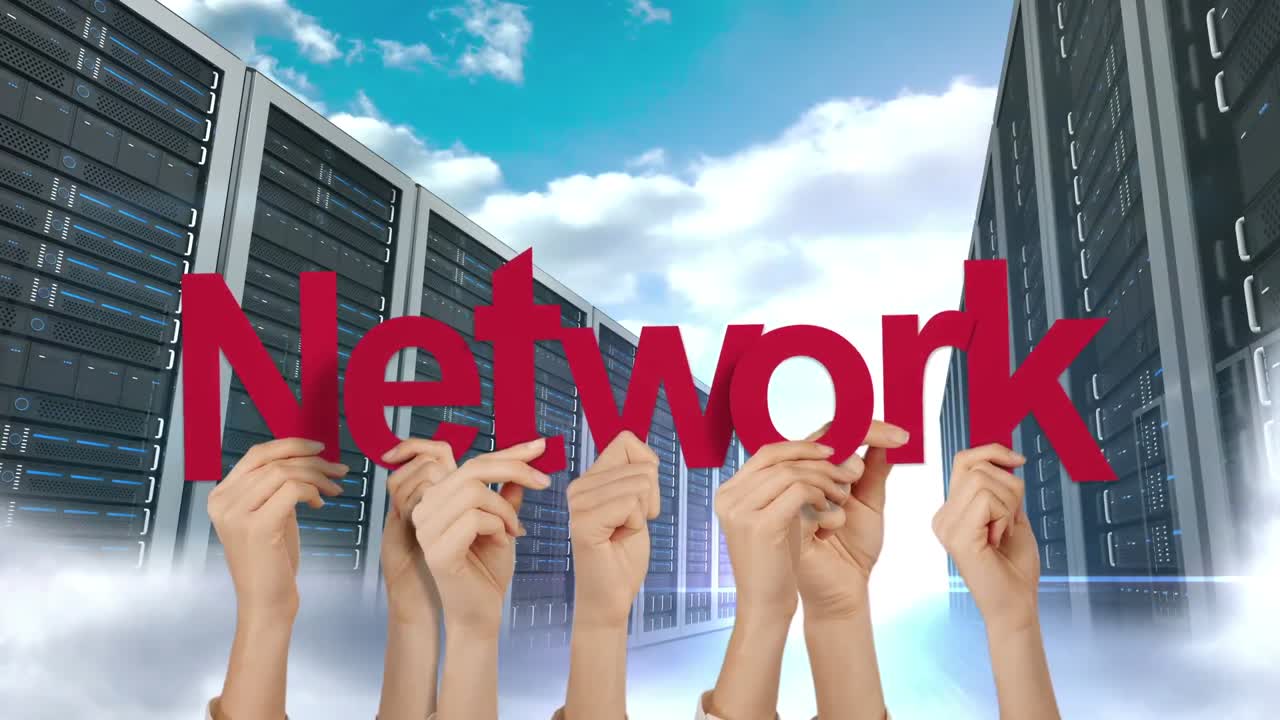 손을  ⁇ 고 있는 네트워크