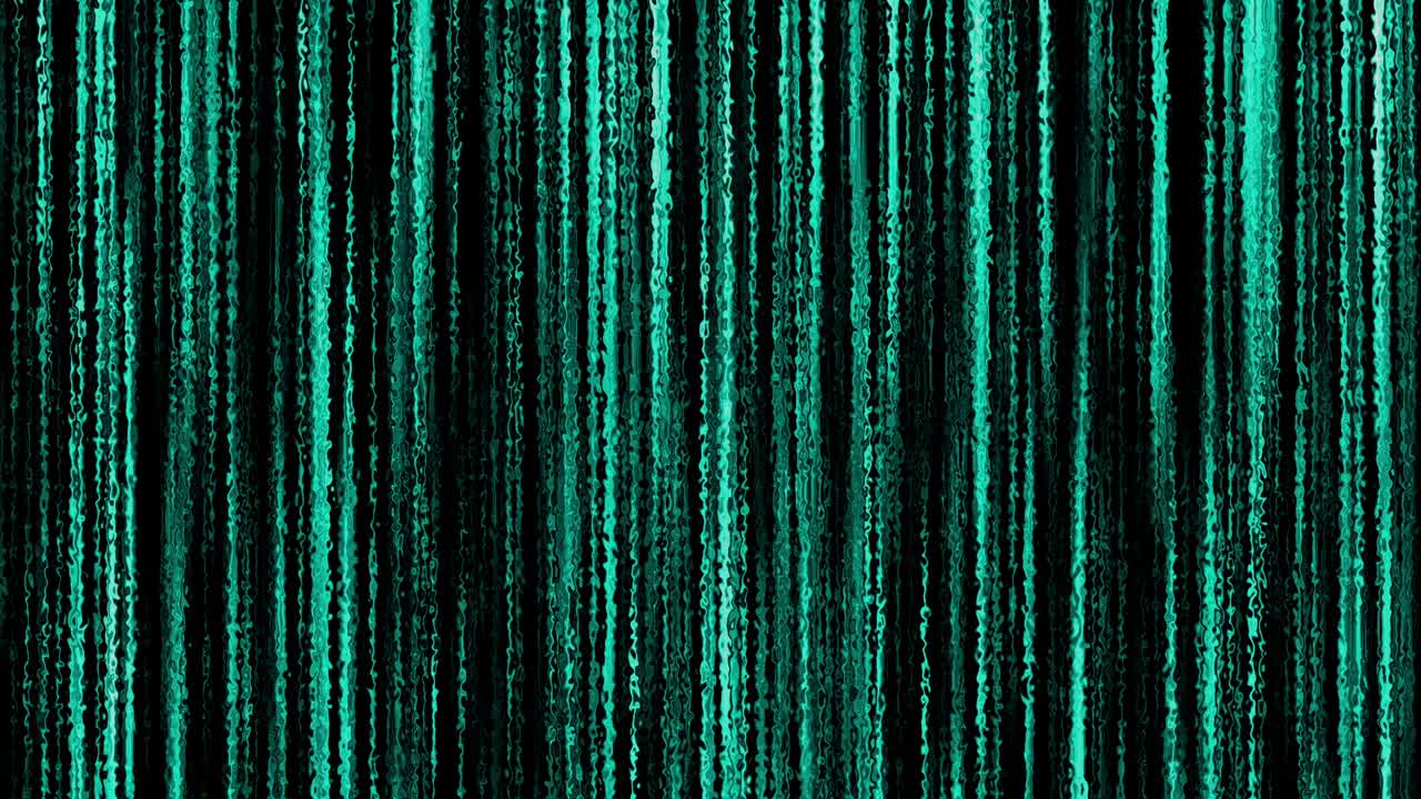 líneas verticales azules brillando con luces de neón.