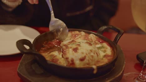 restaurant cafe and tasty delicious dish food stir fried fish seasoned with mushroom and cheese sauce