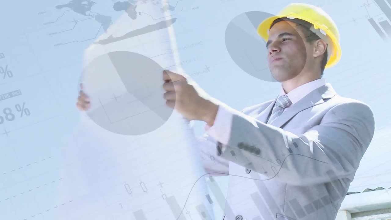 ingegneria guardando un piano