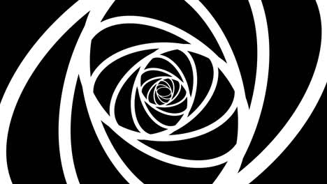 abstracts disco espiral túnel psihodélico fondo. bucle sin costuras animación 4k. realidad virtual diseño futuro renderizado en 3d